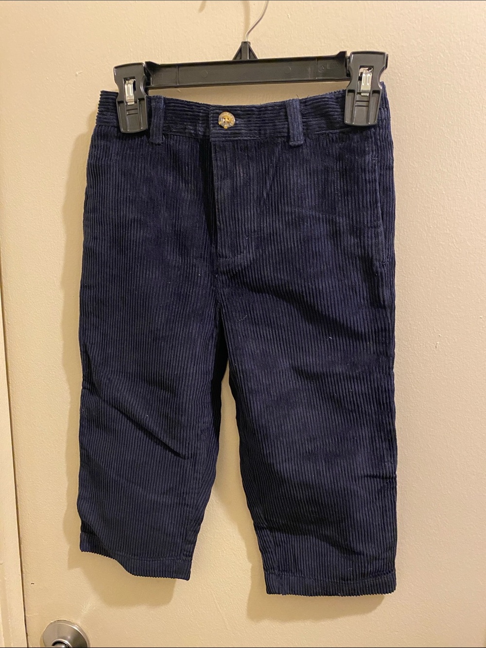 (C) George Boys Corduroy Navy Pants Size 2T